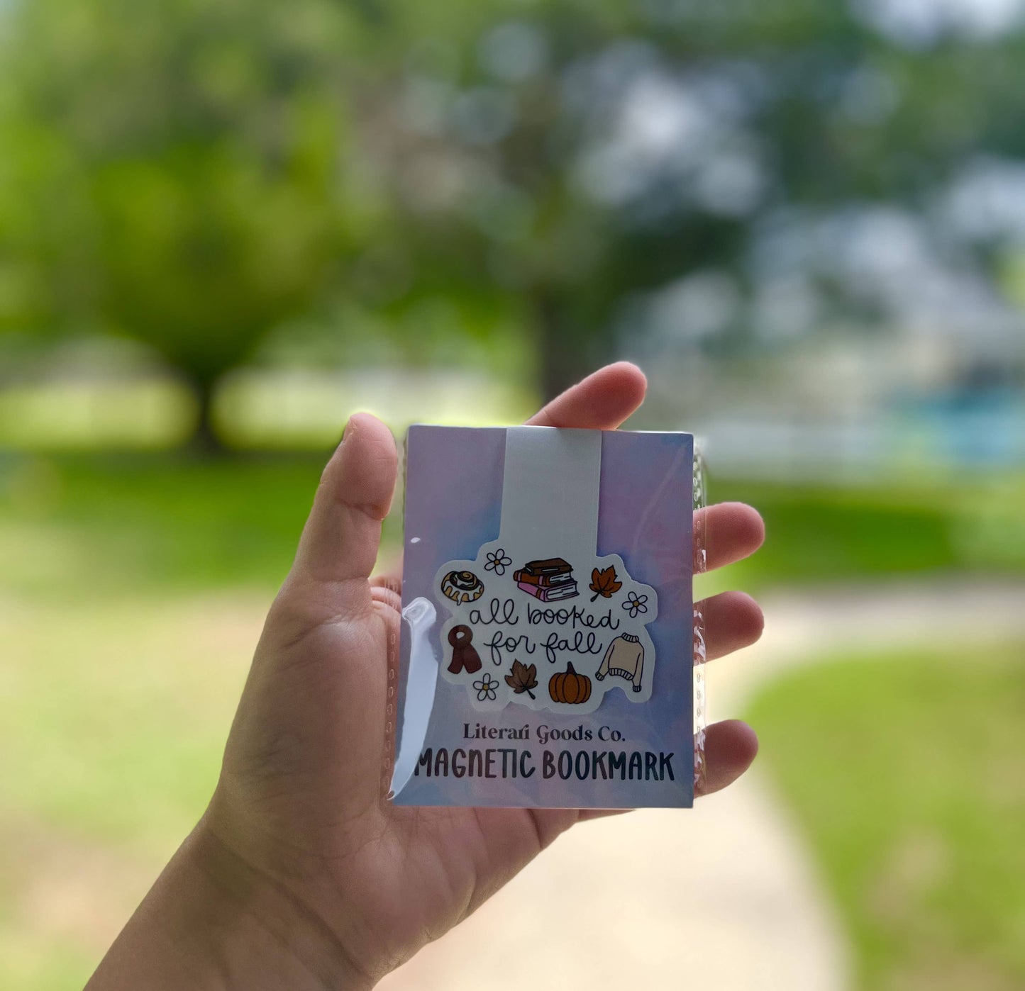 Magnetic Bookmark - All Booked for Fall Bookish Gift