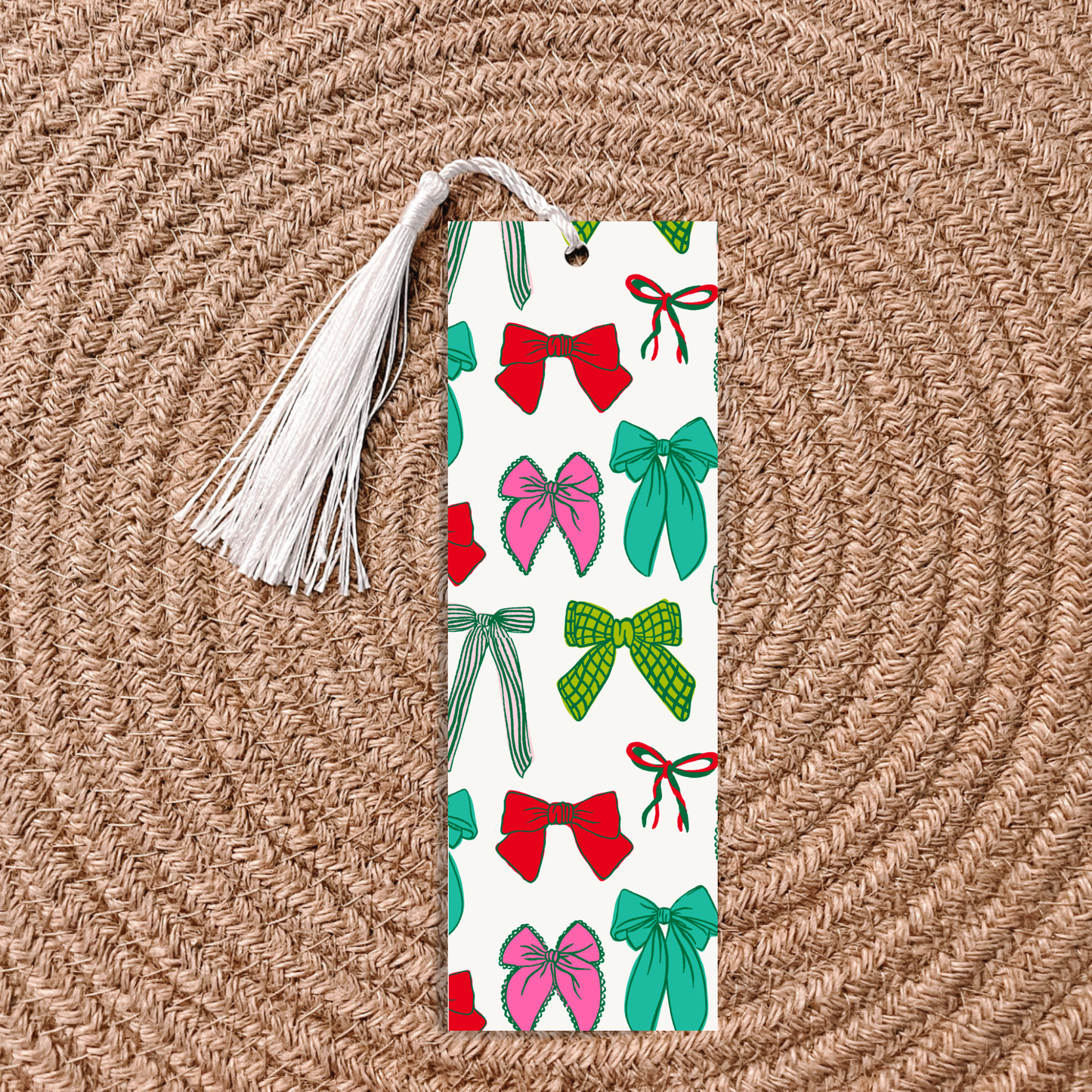 Bows / With Tassel Christmas Bookmarks