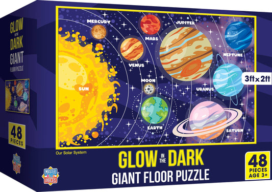 Glow in the Dark - Our Solar System 48 Piece Floor Puzzle
