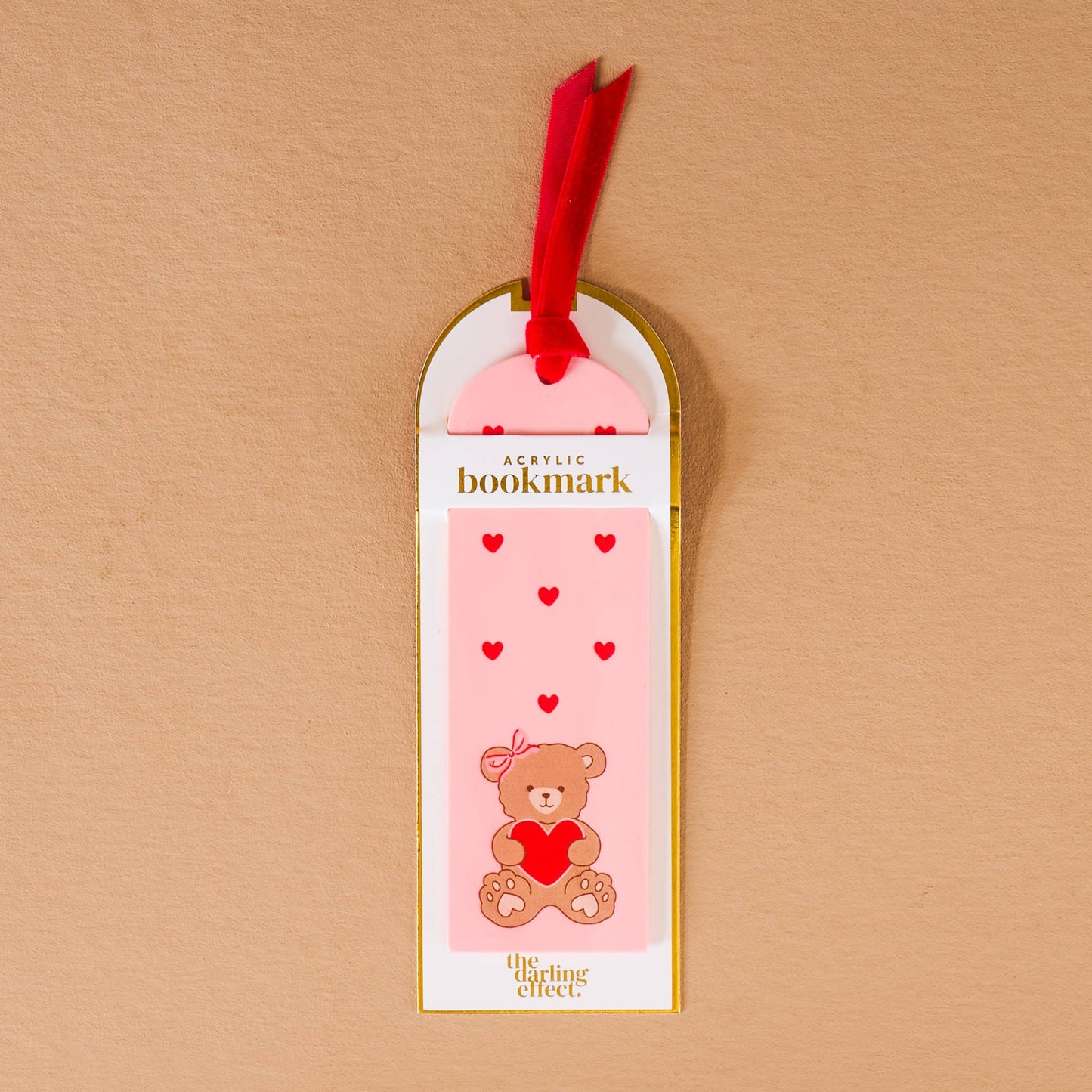 Acrylic Bookmark-Teddy Bear Hugs