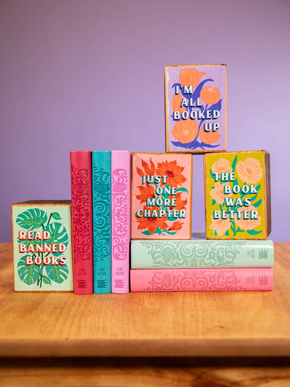 Bookish Sayings bookends (sold individually): The Book Was Better
