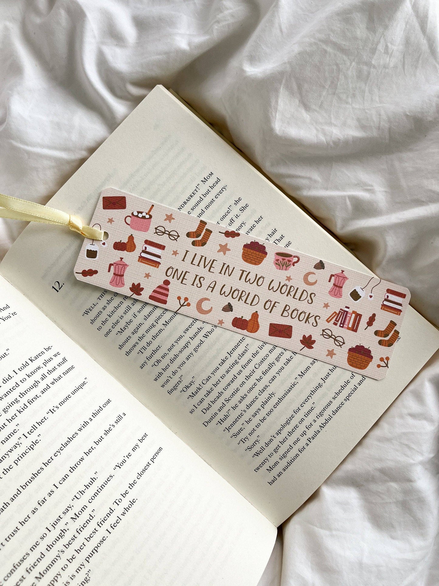 Gilmore Girlies Bookmarks | Cozy Autumn Bookmarks: World quote