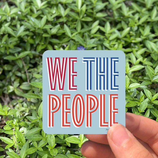 America 250 We The People Die Cut Waterbottle/ Laptop Sticker