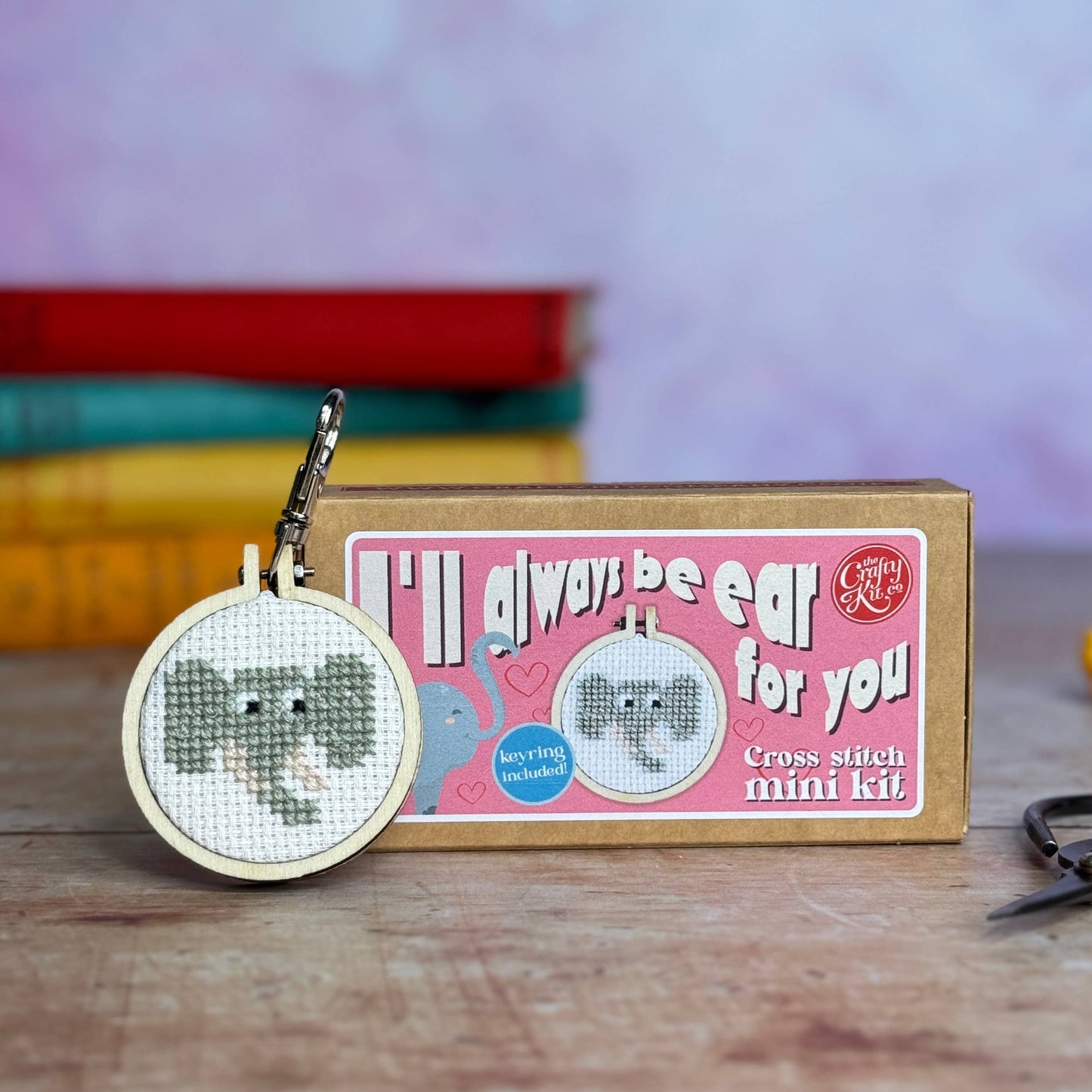 I'll Always be Ear for You Mini Matchbox Cross Stitch Kit