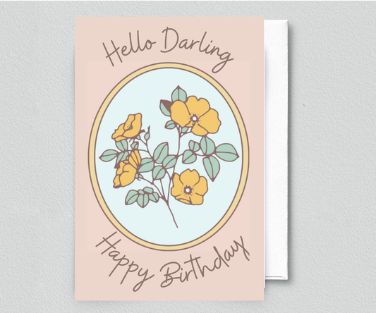 Howdy Darling Birthday Card