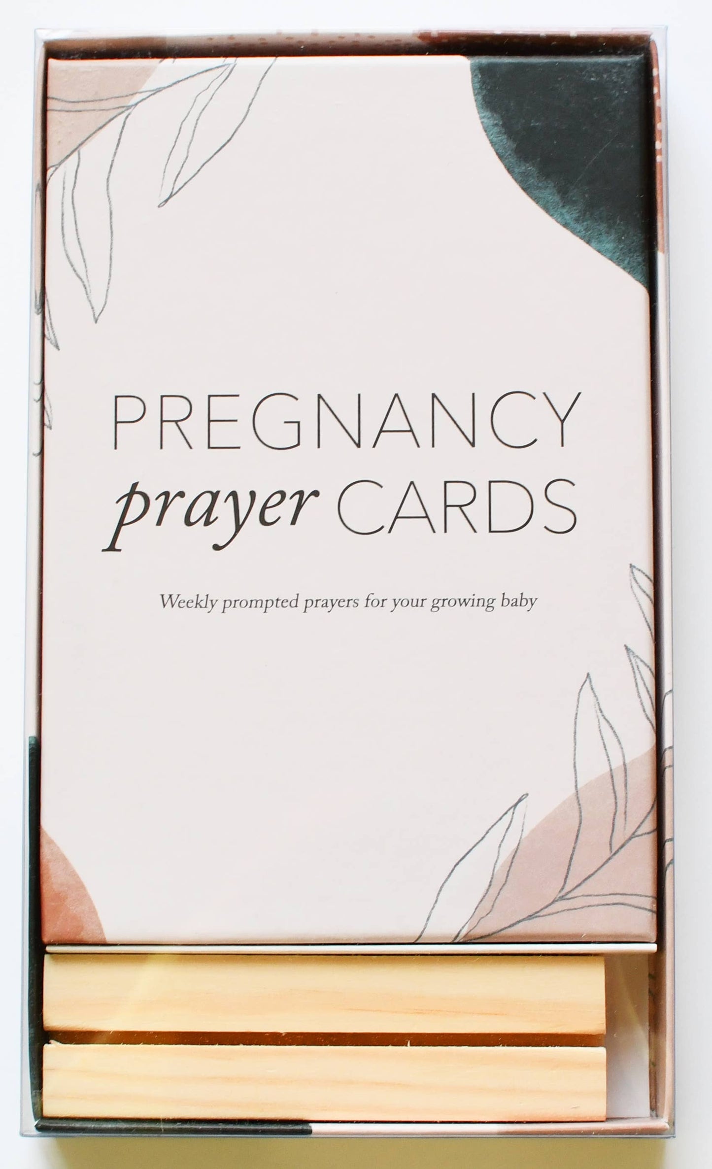 Pregnancy Prayer Cards | Expecting Mom Gift & Announcement: White