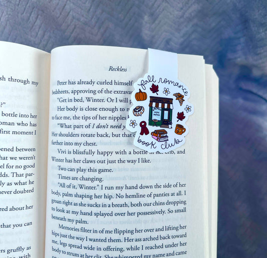 Magnetic Bookmark - Fall Romance Book Club