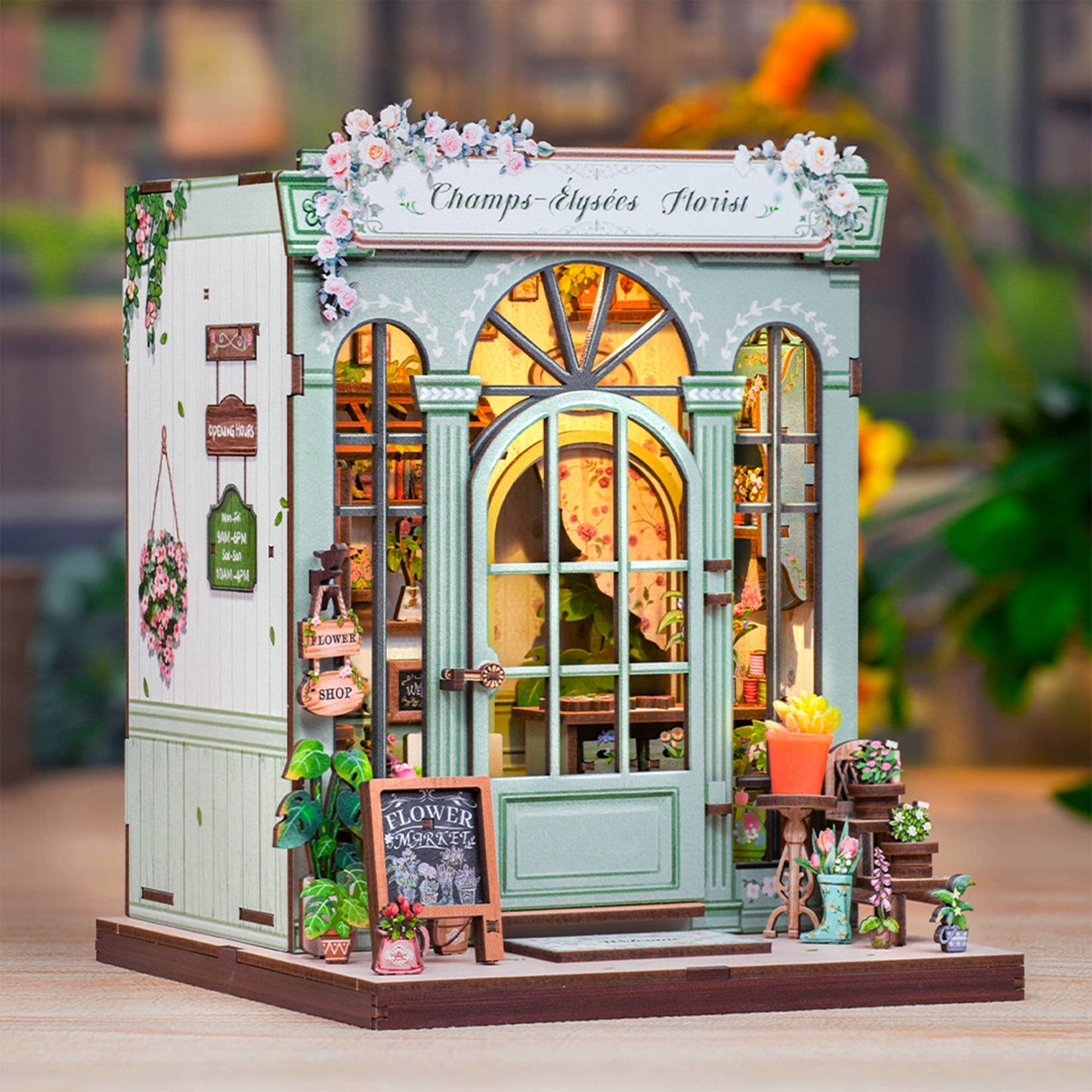 DIY Book Nook Kit: Champs-Élysées Florist