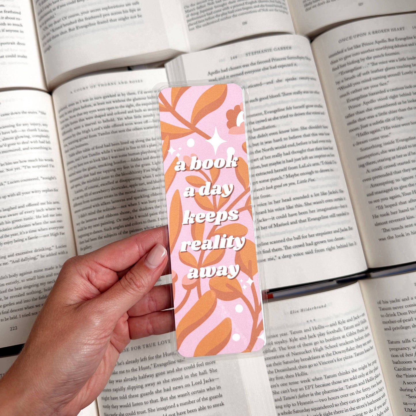 A Book A Day Keeps Reality Away Bookmark