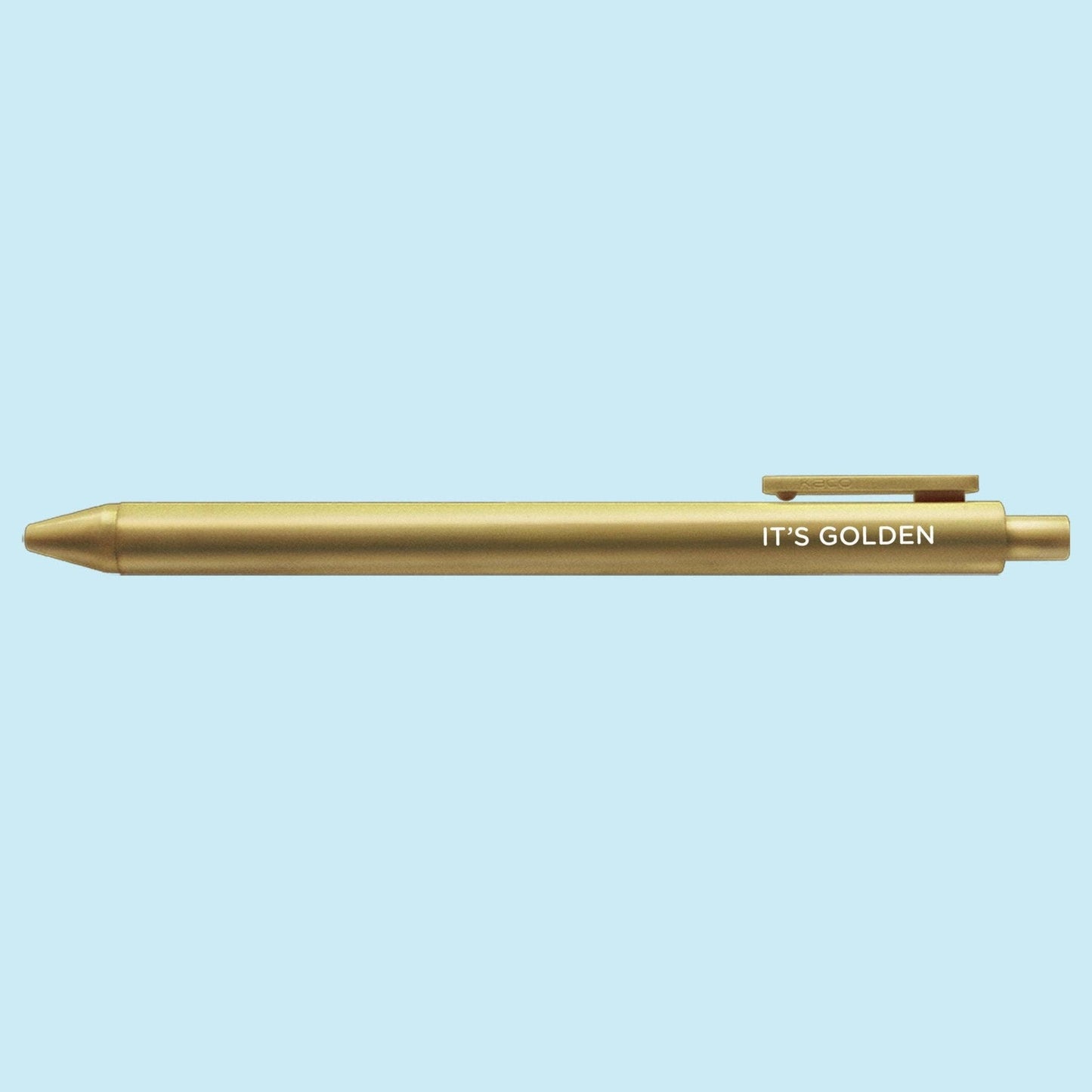 It's Golden jotter gel pen