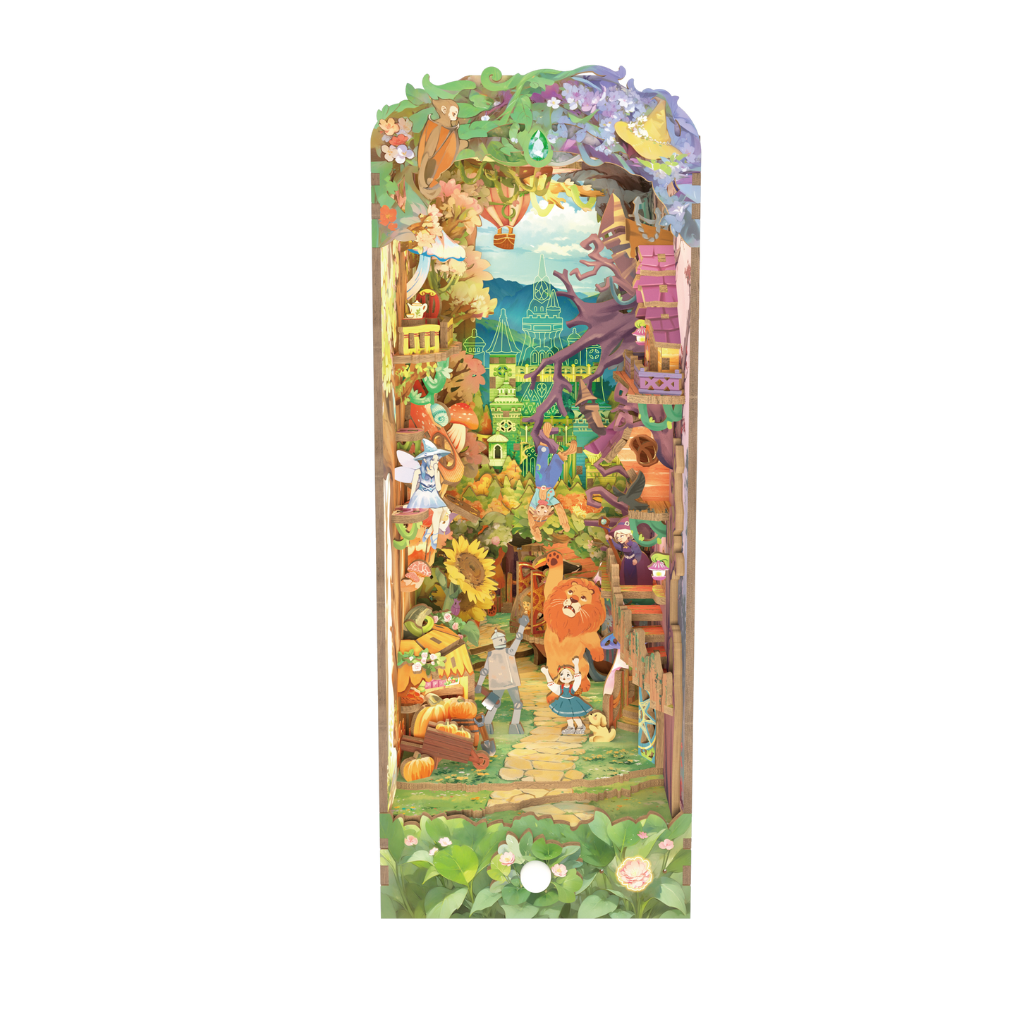 DIY Book Nook Kit: Dorothy's Journey w/ Dust Cover