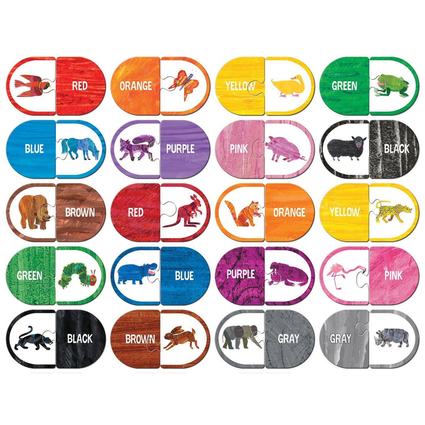 Eric Carle  - Matching Color Puzzles