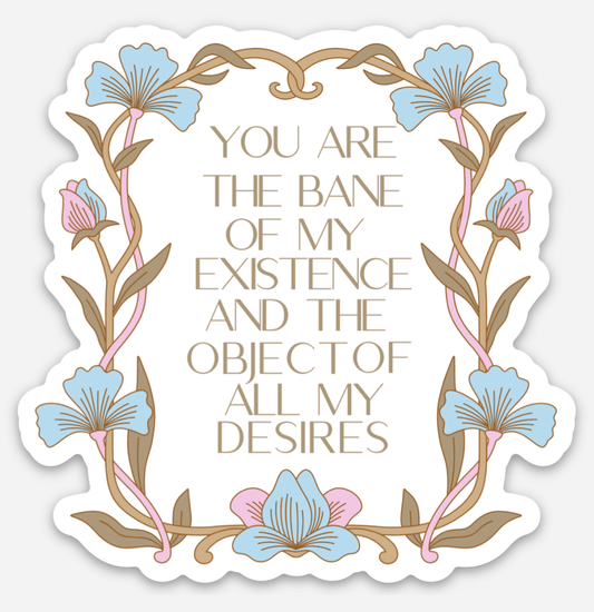 Bridgerton Sticker object of my desires