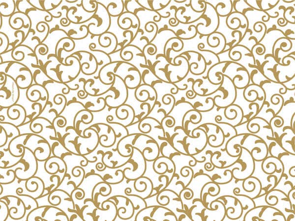 Classic Print Tissue Paper Bulk Packed Sheets: Coquette Bows / 120 Pack / 20x30"