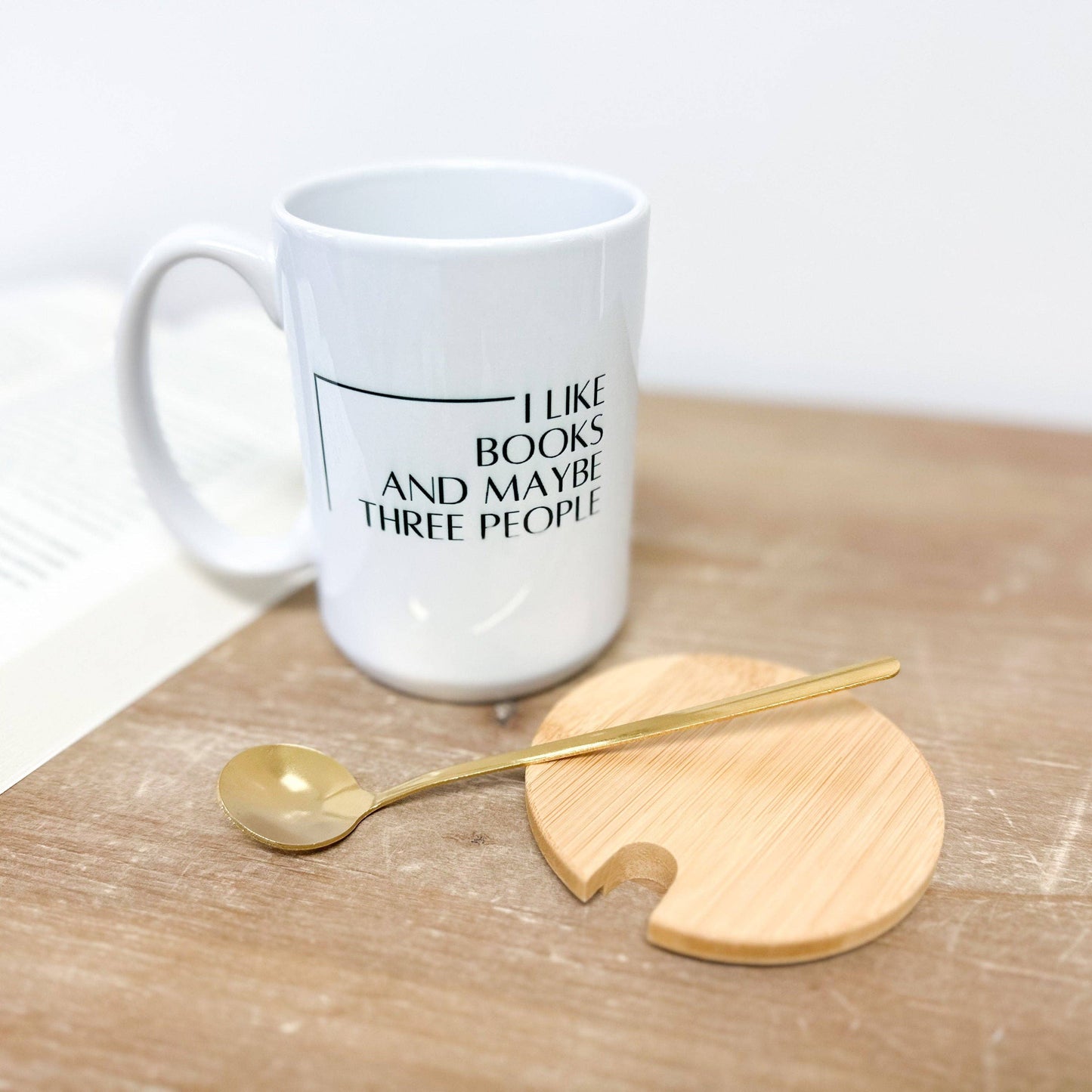 Funny Ceramic Coffee and Tea Mug, Book Related Gift