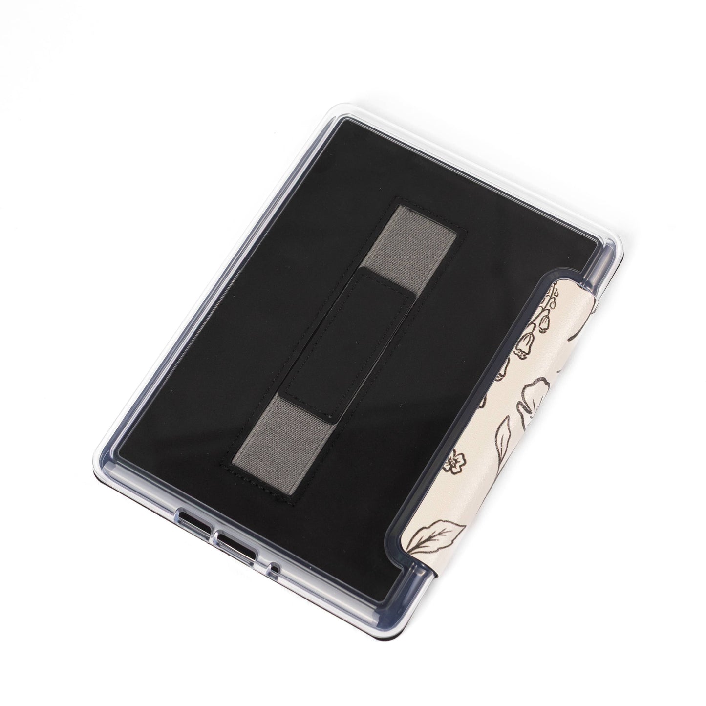 Pressed Floral Clear Back Kindle Case | Bookish & Reading: Kindle Paperwhite (12th Generation)
