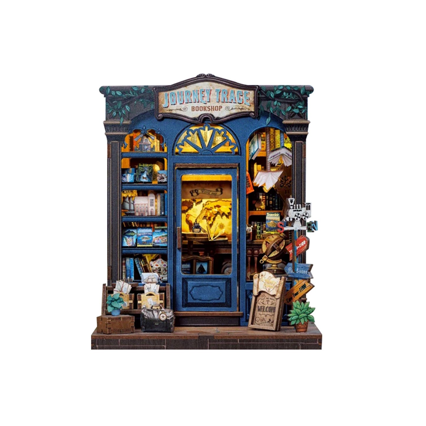 DIY Book Nook Kit: Journey Trace Bookshop