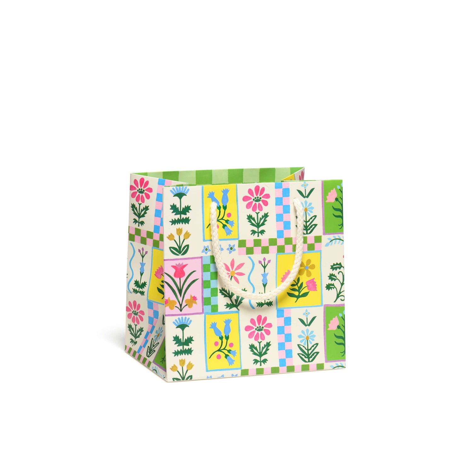 Retro Flower gift bags: Small