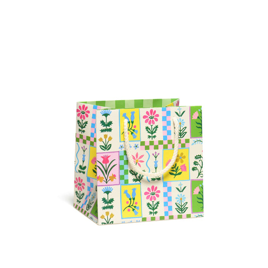 Retro Flower gift bags: Small