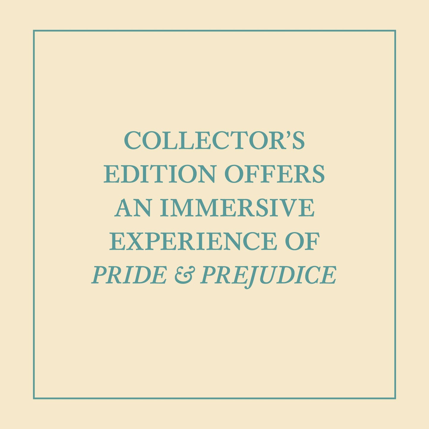 Pride and Prejudice (Collector's edition)