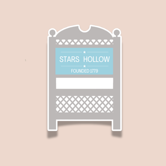 Stars Hollow Sign | Sticker