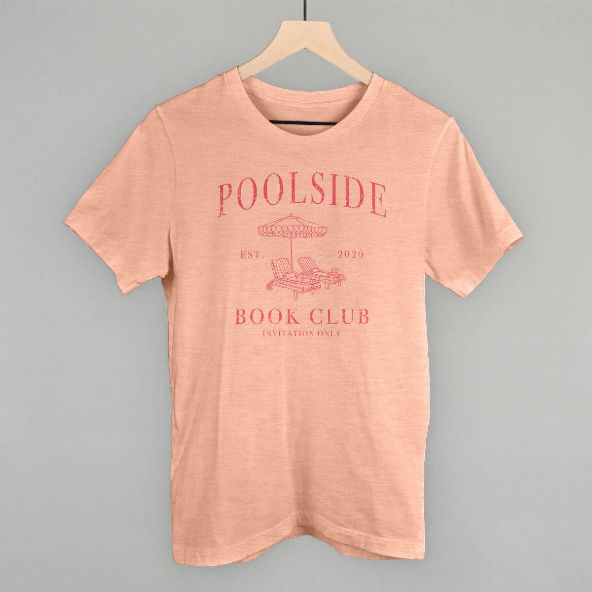 Poolside Book Club: Heather Cement / L / Tee