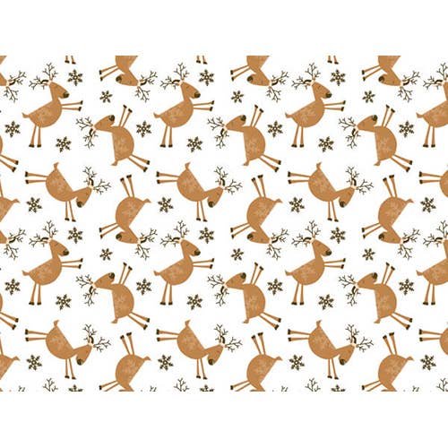 Christmas Print Bulk Tissue Paper: Christmas Bows / 120 Pack