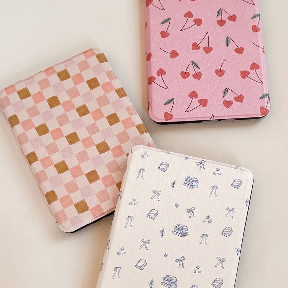 Bows, Books & Flowers Kindle Case: Clear Back / Colorsoft / Paperwhite 12 Gen. (2024)