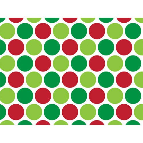 Christmas Print Bulk Tissue Paper: Christmas Bows / 120 Pack