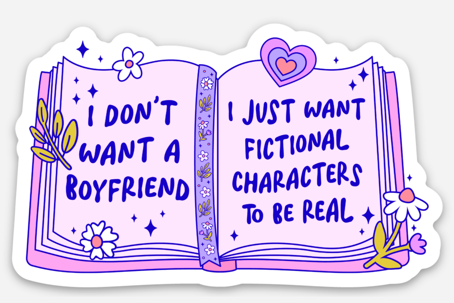 Fictional Boyfriend Sticker