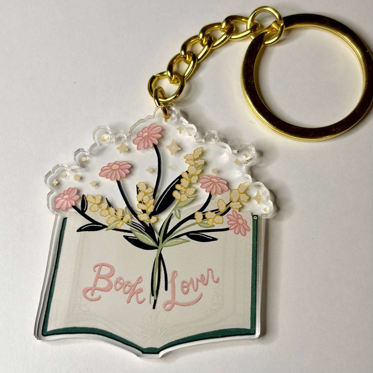 Book Lover Keychain