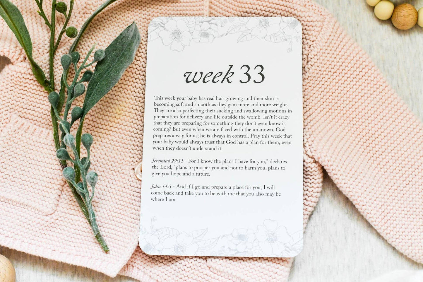 Pregnancy Prayer Cards | Expecting Mom Gift & Announcement