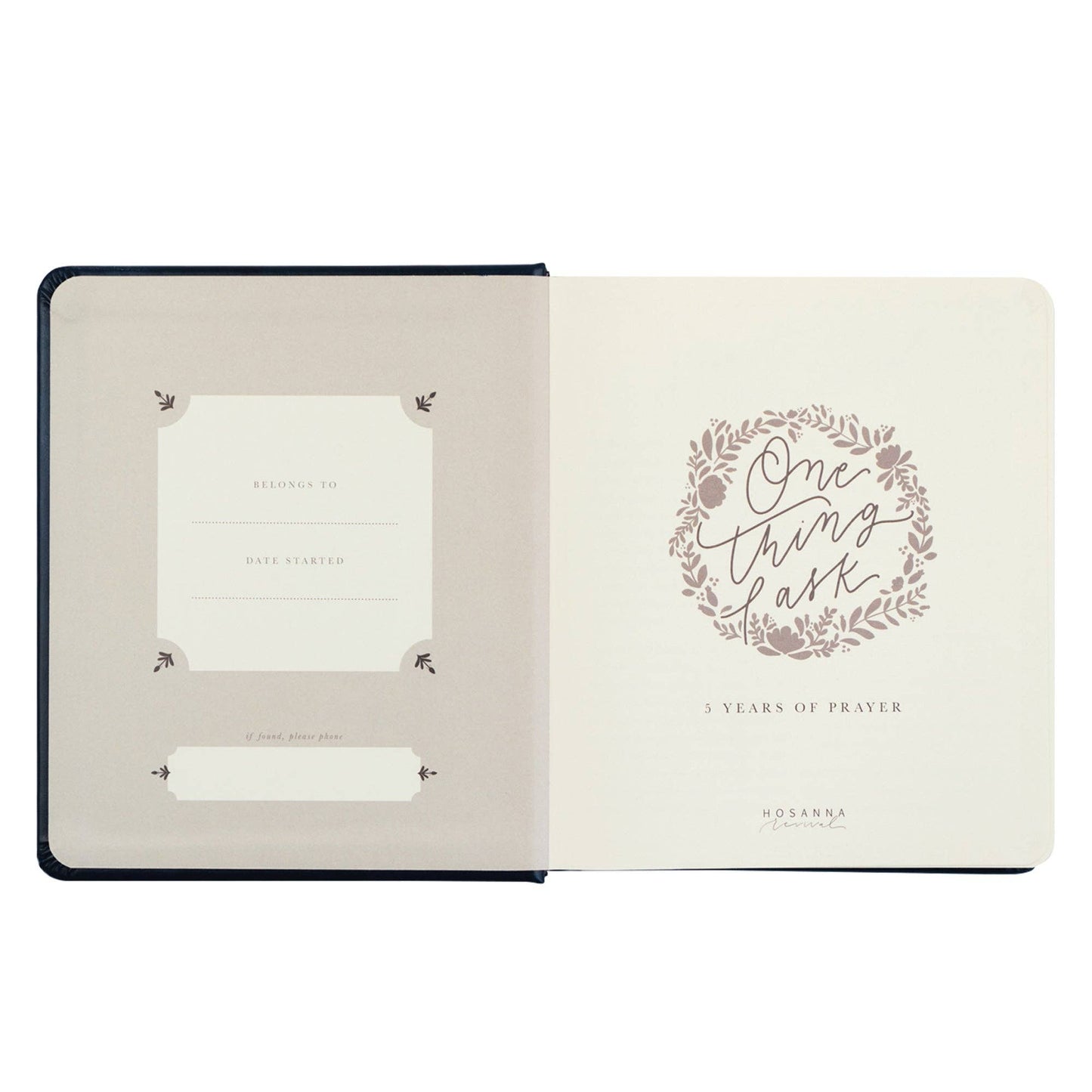Prayer Journal: One Thing I Ask: Versailles Theme