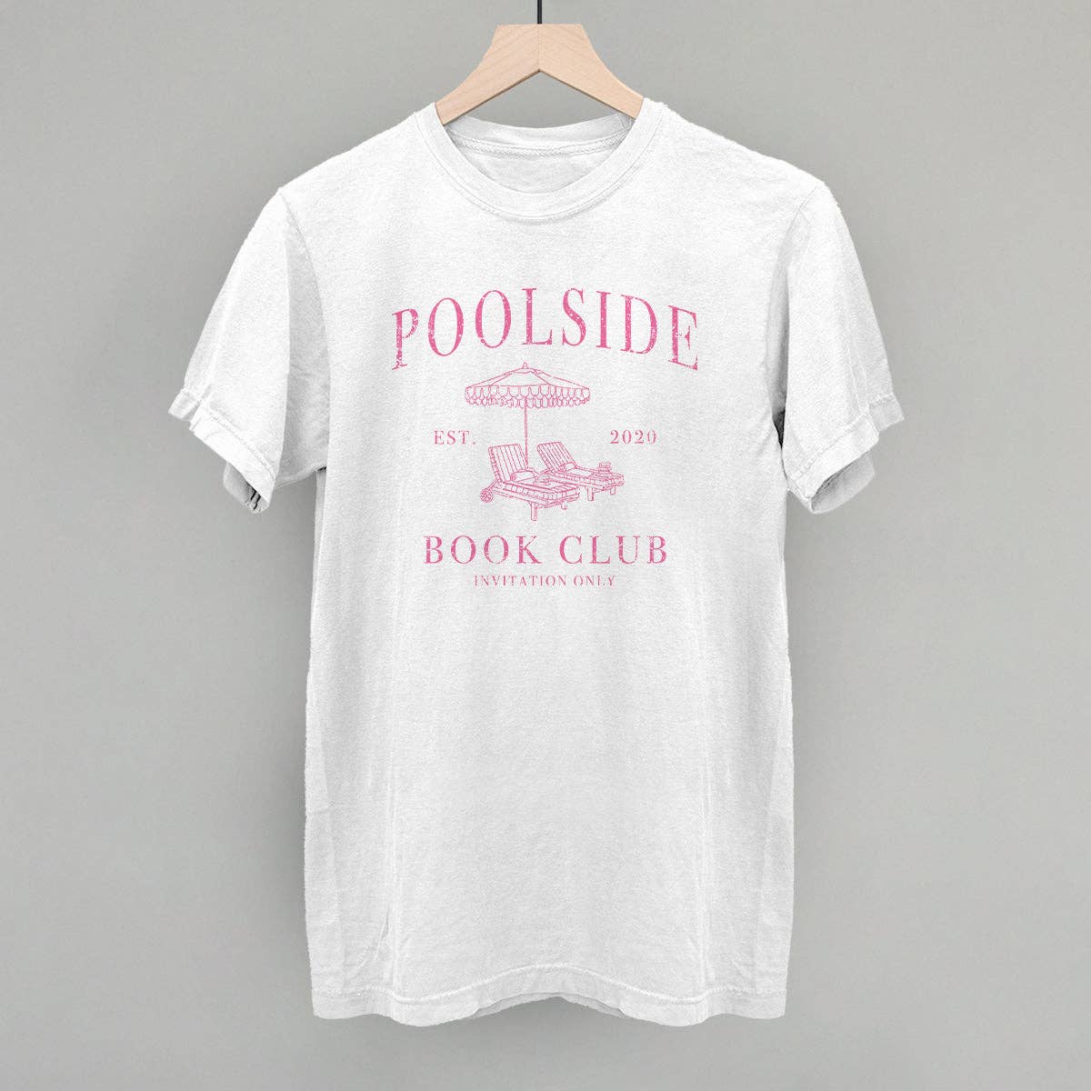 Poolside Book Club: Heather Cement / L / Tee