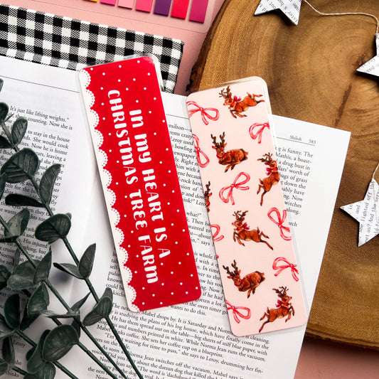 Christmas Farm Bookmarks: Tree Farm / No Tassel