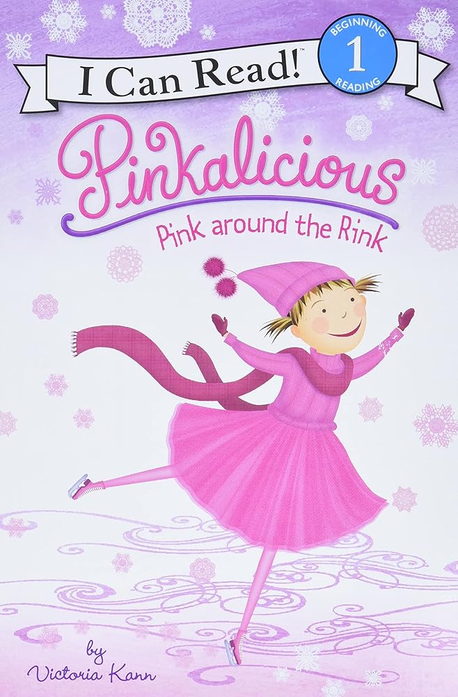 Pinkalicious: Pink around the Rink: A Winter and Holiday Book for Kids (I Can Read Level 1) cover image