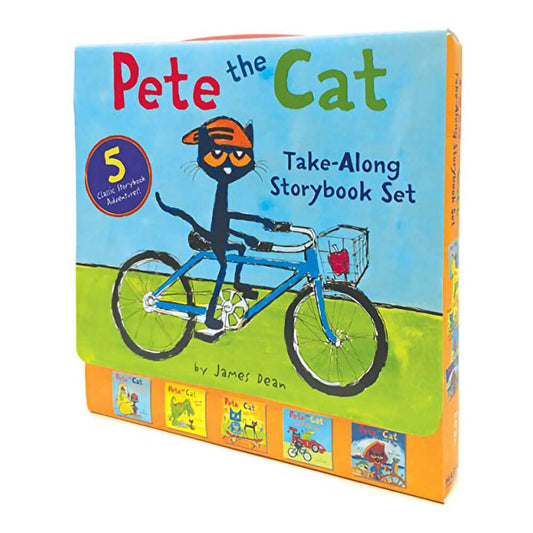 Pete the Cat Take-Along Storybook Set: A Box of 5 Books cover image