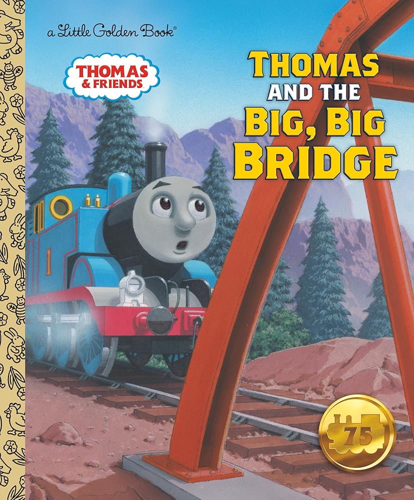 Thomas and the Big, Big Bridge (Thomas & Friends) (Little Golden Book) cover image