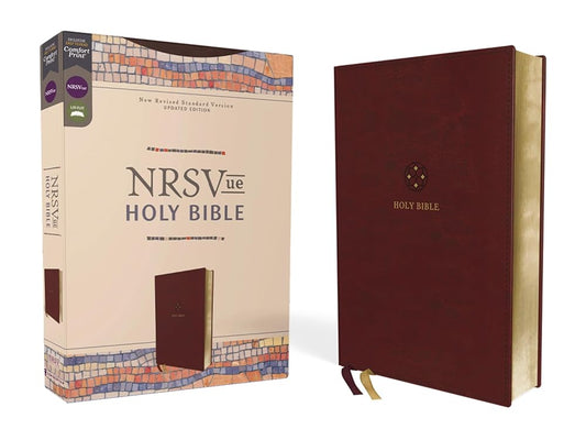 NRSVue, Holy Bible, Leathersoft, Burgundy, Comfort Print cover image