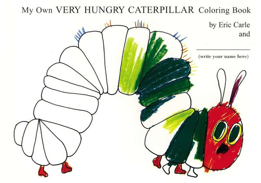 My Own Very Hungry Caterpillar Coloring Book cover image