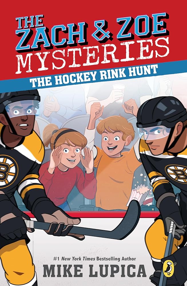 The Hockey Rink Hunt (Zach and Zoe Mysteries, The) cover image