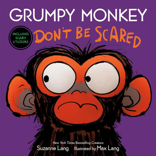Grumpy Monkey Don't Be Scared: Includes Scary Stickers cover image
