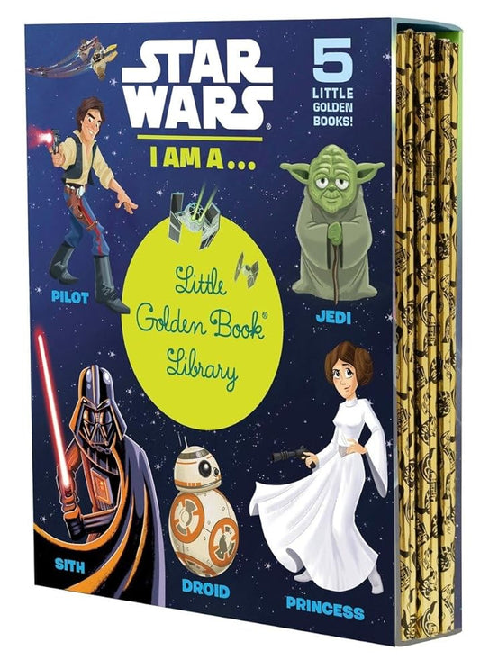 Star Wars: I Am a...Little Golden Book Library -- 5 Little Golden Books: I Am a Pilot; I Am a Jedi; I Am a Sith; I Am a Droid; I Am a Princess cover image