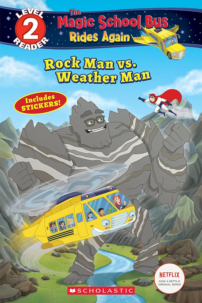 Rock Man vs. Weather Man (The Magic School Bus Rides Again: Scholastic Reader, Level 2) cover image
