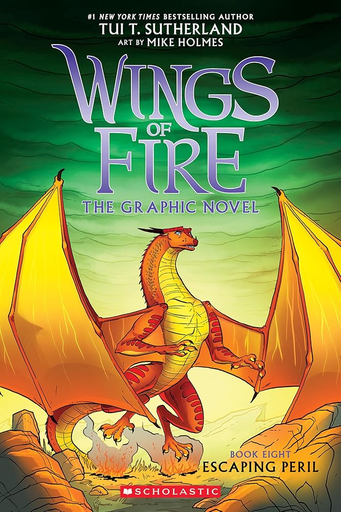 Escaping Peril: A Graphic Novel (Wings of Fire Graphic Novel #8) (Wings of Fire Graphix) cover image