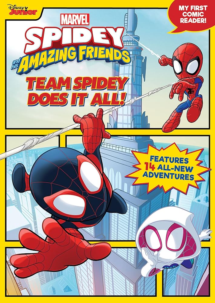 Spidey and His Amazing Friends: Team Spidey Does It All!: My First Comic Reader! cover image