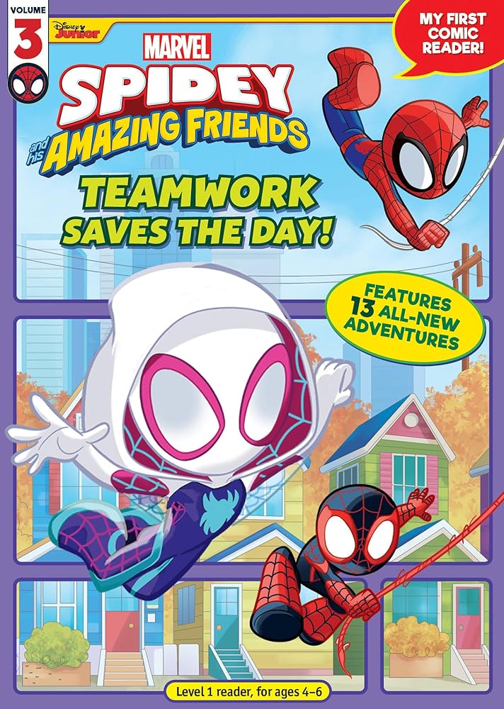 Spidey and His Amazing Friends: Teamwork Saves the Day!: My First Comic Reader! cover image