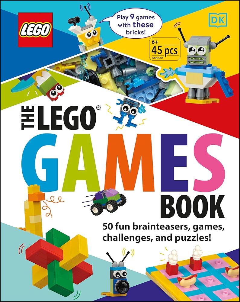 The LEGO Games Book: 50 Fun Brainteasers, Games, Challenges, and Puzzles! cover image