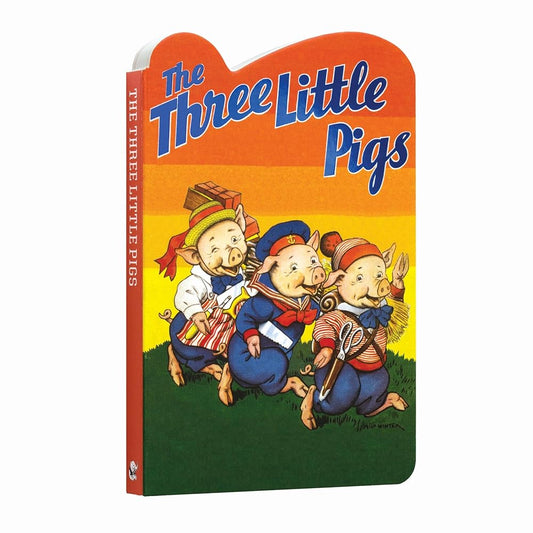 The Three Little Pigs Board Book (Children's Die-Cut Board Book) cover image