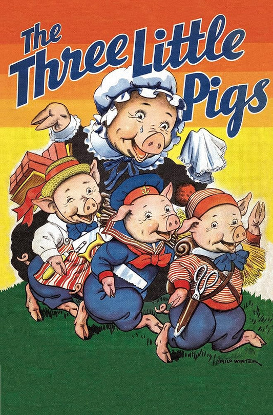 The Three Little Pigs - Shape Book (Children's Die-Cut Shape Book) cover image